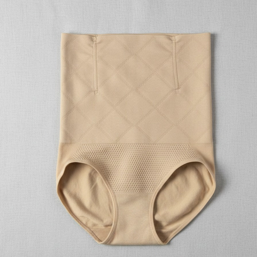 High Waist Tummy Control Shaper Brief Made Of Soft Compression Fabric For Comfortable Support And Smooth Silhouette
