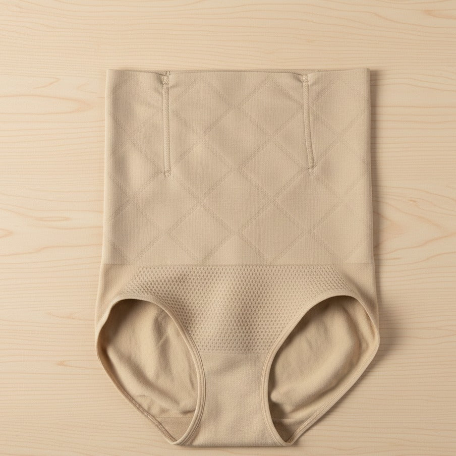 High Waist Tummy Control Shaper Brief Made Of Soft Compression Fabric For Comfortable Support And Smooth Silhouette